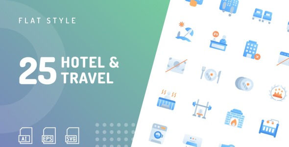 Набор иконок на тему travel