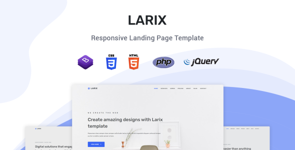 адаптивный шаблон целевой страницы