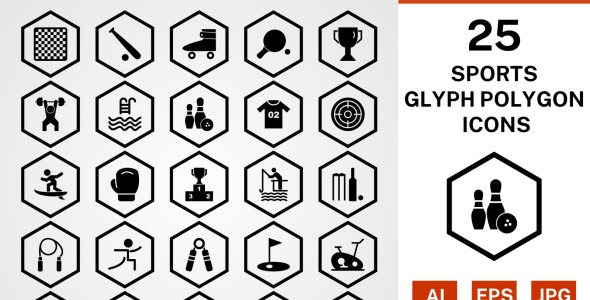 Набор иконок на тему sports