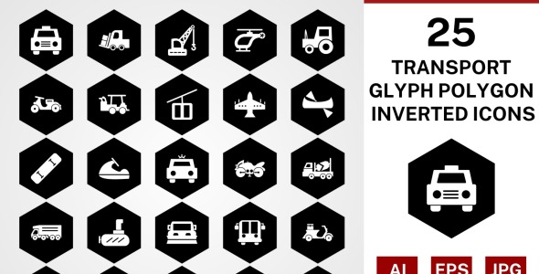 Набор иконок на тему transport