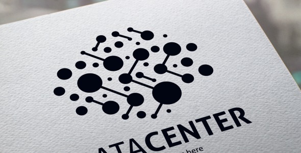 Download Data Center Logo Template - Шаблон логотипа на тему графика