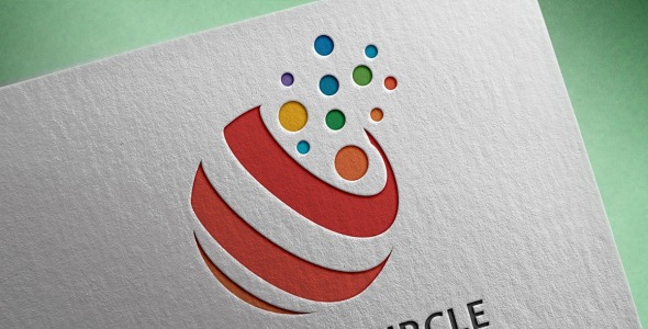 Шаблон логотипа на тему графика