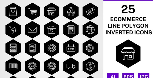 Набор иконок на тему shopping