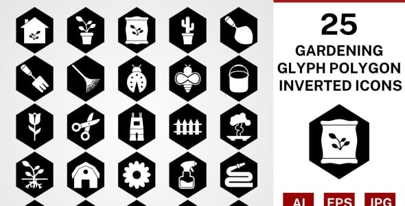 Набор иконок на тему nature