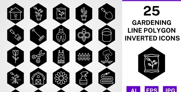 Набор иконок на тему nature