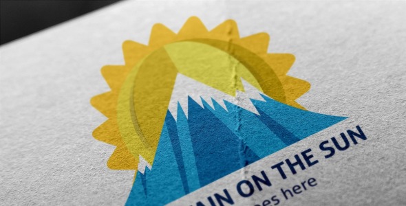 Шаблон логотипа на тему графика