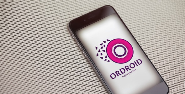 Шаблон логотипа на тему графика