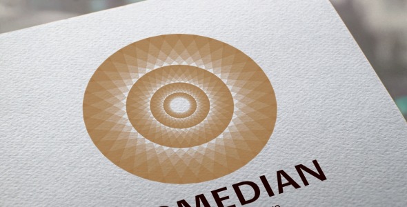 Шаблон логотипа на тему графика