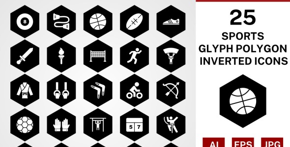 Набор иконок на тему sports