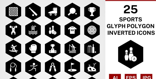 Набор иконок на тему sports