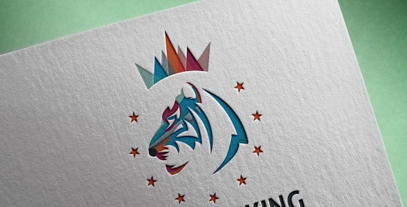 Шаблон логотипа на тему графика