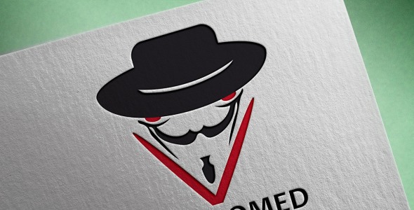 Шаблон логотипа на тему графика