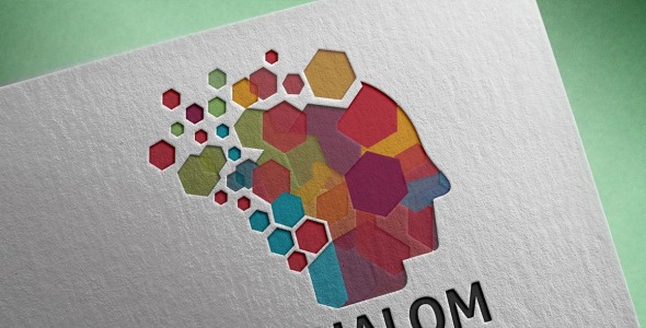 Шаблон логотипа на тему графика