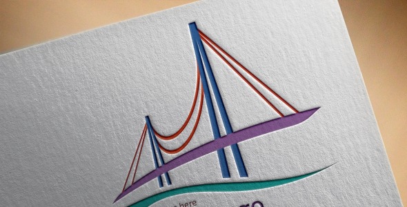 Шаблон логотипа на тему графика