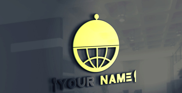 Шаблон логотипа на тему графика