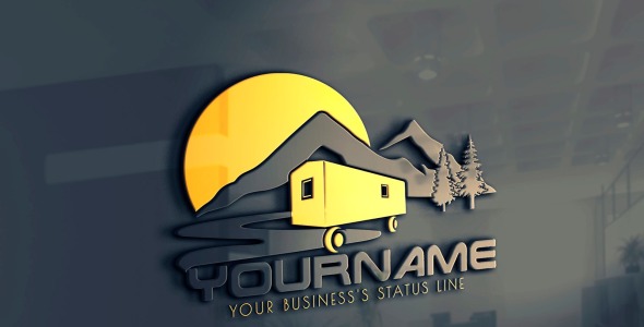 Шаблон логотипа на тему графика