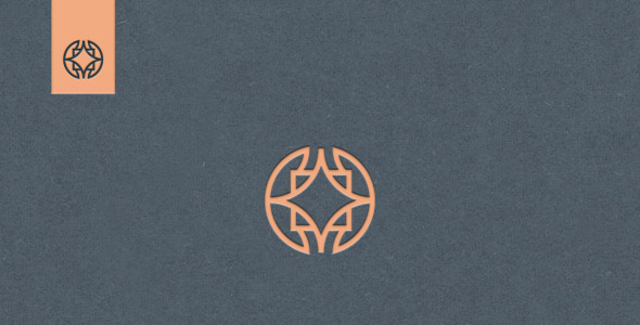 Шаблон логотипа на тему графика