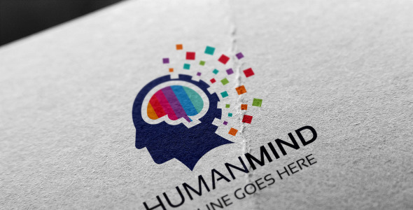 Шаблон логотипа на тему графика