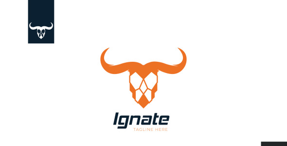 Шаблон логотипа на тему графика