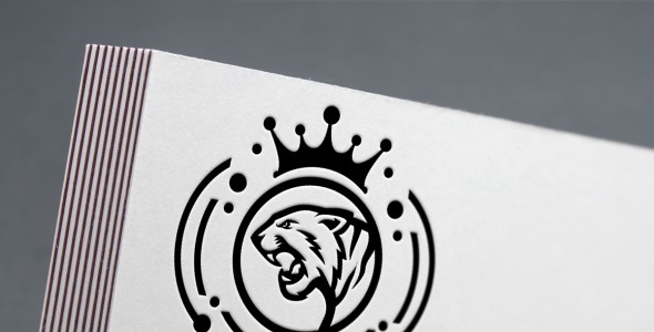 Шаблон логотипа на тему графика