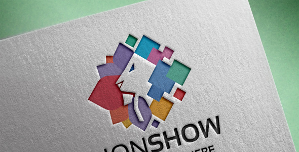 Шаблон логотипа на тему графика