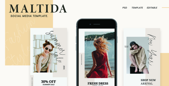 Шаблон для соцсетей на тему графика