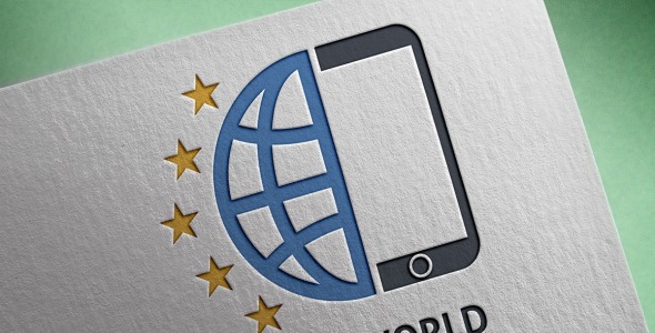 Шаблон логотипа на тему графика