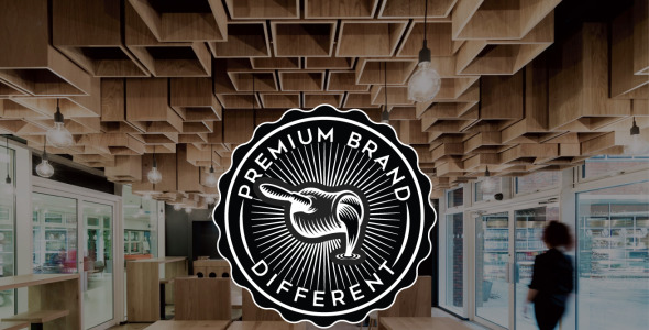 Шаблон логотипа на тему графика