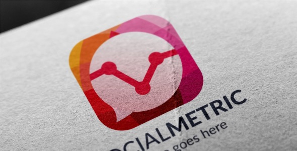 Шаблон логотипа на тему графика