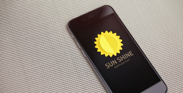 Шаблон логотипа на тему графика