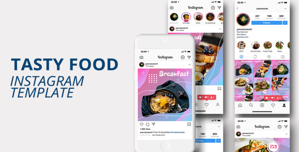 Шаблон для соцсетей на тему графика