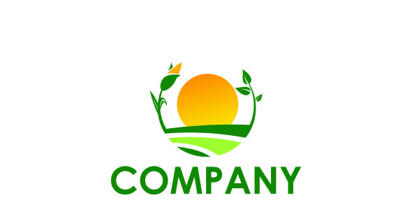 Шаблон логотипа на тему графика