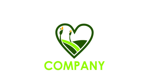 Шаблон логотипа на тему графика