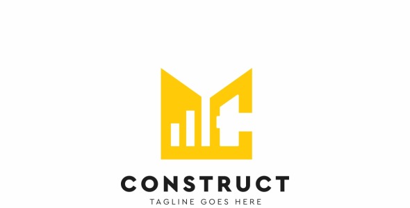 Шаблон логотипа на тему графика