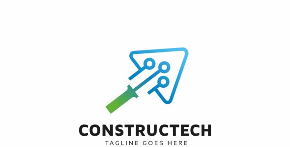 Шаблон логотипа на тему графика