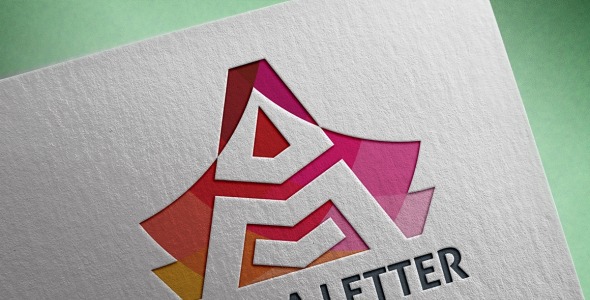 Шаблон логотипа на тему графика