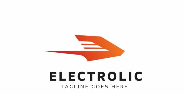 Шаблон логотипа на тему графика