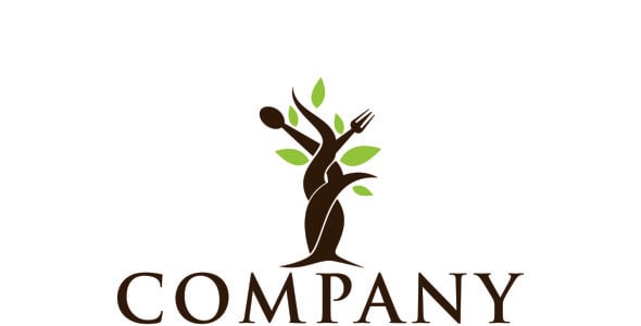 Шаблон логотипа на тему графика