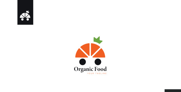 Шаблон логотипа на тему графика