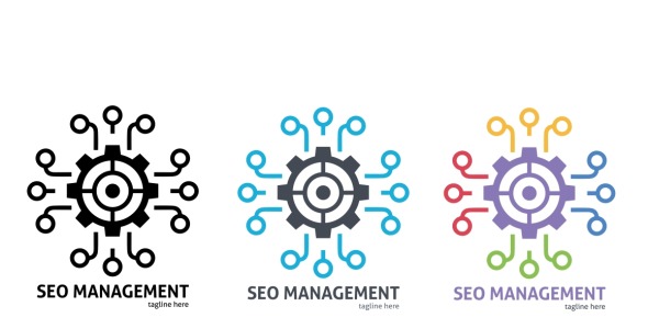 Шаблон логотипа на тему графика