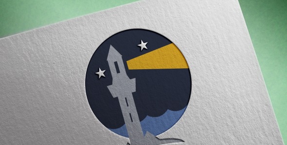 Шаблон логотипа на тему графика