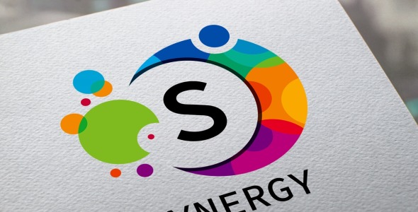 Шаблон логотипа на тему графика