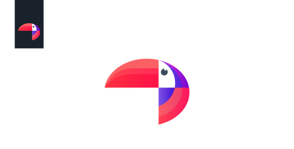 Шаблон логотипа на тему графика