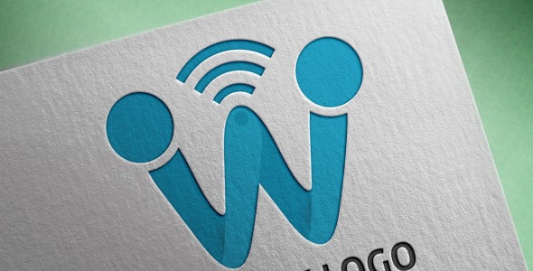 Шаблон логотипа на тему графика