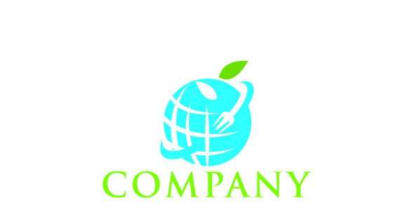 Шаблон логотипа на тему графика