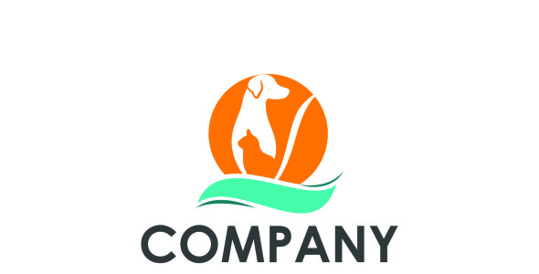 Шаблон логотипа на тему графика