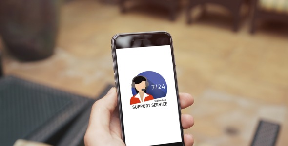 Шаблон логотипа на тему графика