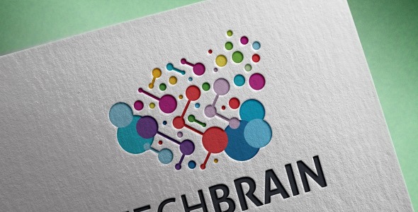 Шаблон логотипа на тему графика