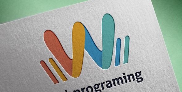 Шаблон логотипа на тему графика