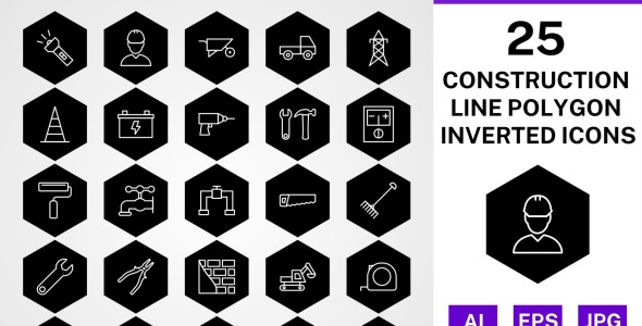 Набор иконок на тему industrial